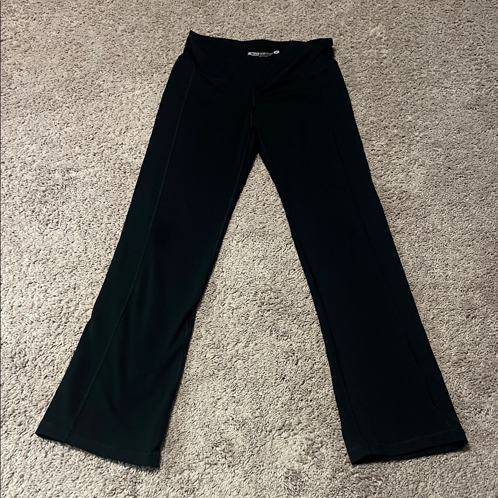 Old Navy Active Semi Fitted Black Flare Pants